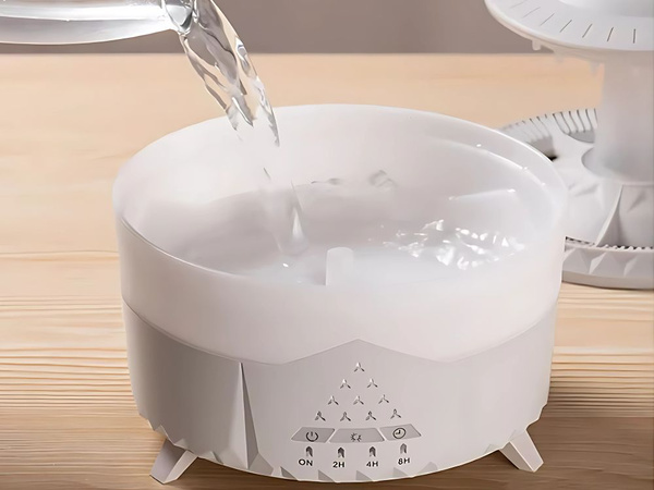 Nawilżacz powietrza dyfuzor zapachowy lampa led w kształcie ufo z pilotem