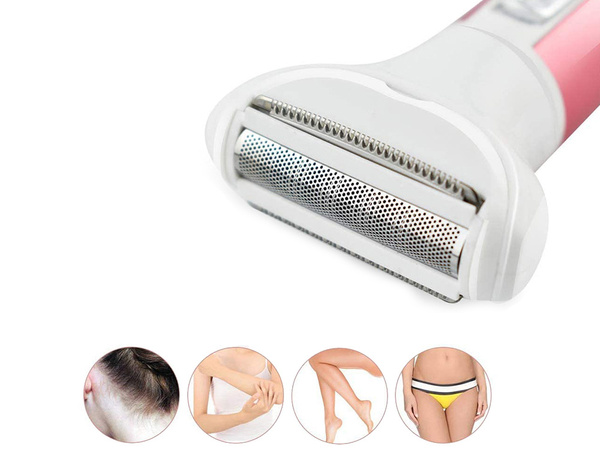 Depilator golarka damska do ciała nóg trymer 4w1 wymienne końcówki usb