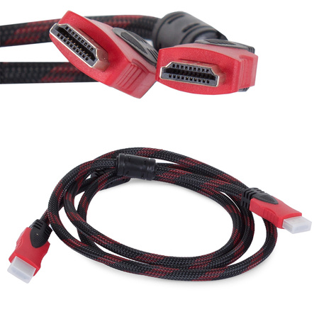 Kabel przewód HDMI 2.0 4k 3D UHD 1,8m miedź 48 bit