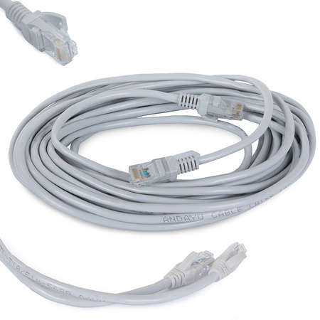 Kabel sieciowy lan cat5e rj45 skrętka ethernet 10m