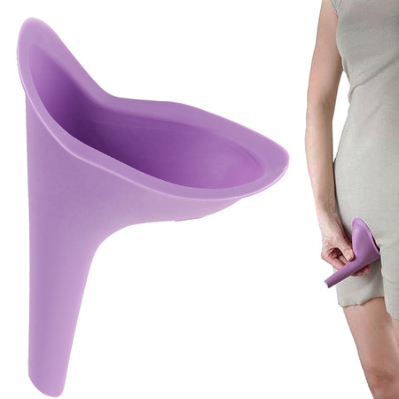 Lejek dla kobiet do sikania na stojąco silikonowy