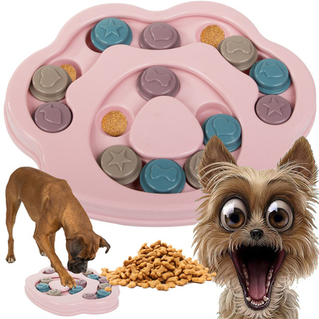 Zabawka dla psa edukacyjna logiczna gra na przysmaki gryzak węchowa puzzle