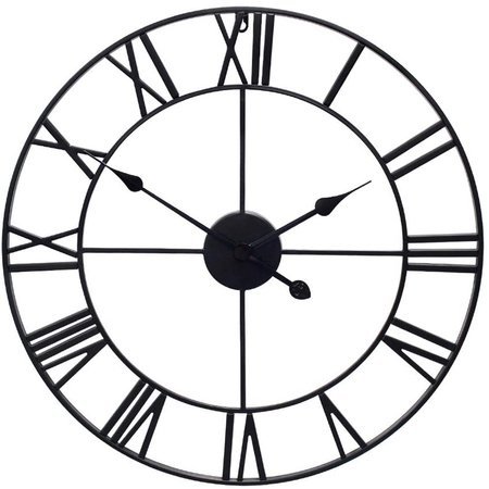 Zegar ścienny rzymski retro vintage loft 3d 60cm