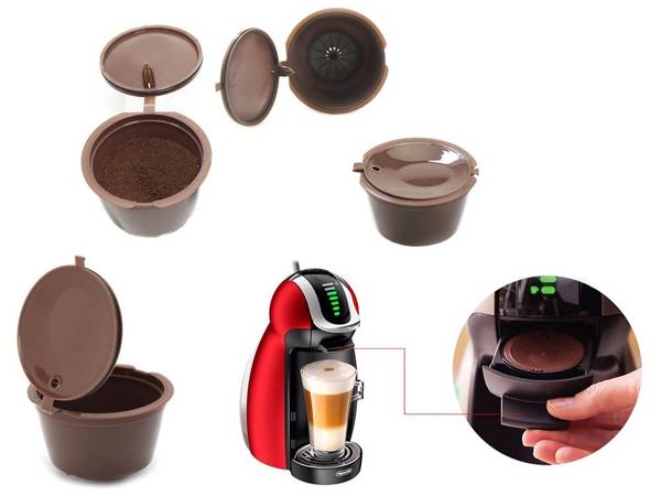 3 x kapsułki dolce gusto wielokrotnego użytku kawy