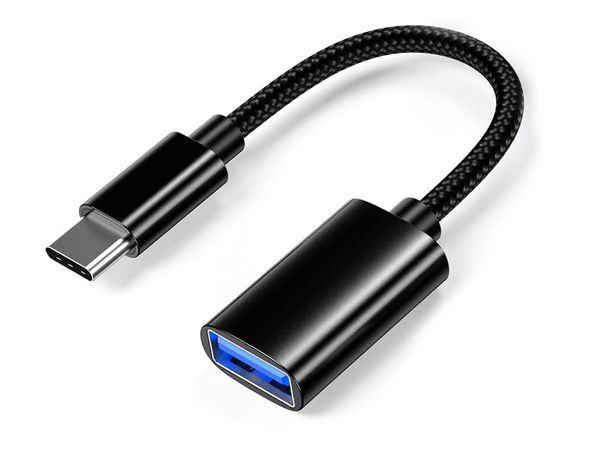 Adapter przejściówka usb-c do usb-a 3.0 otg solidny do telefonu solidna