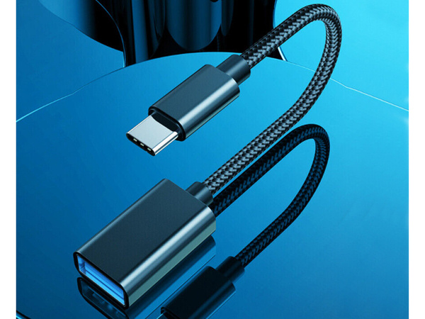 Adapter przejściówka usb-c do usb-a 3.0 otg solidny do telefonu solidna