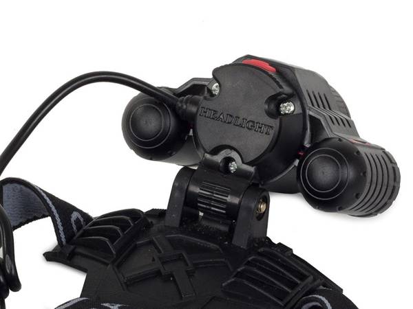 Bailong latarka czołowa led cree XM-L T6 2x XP-E