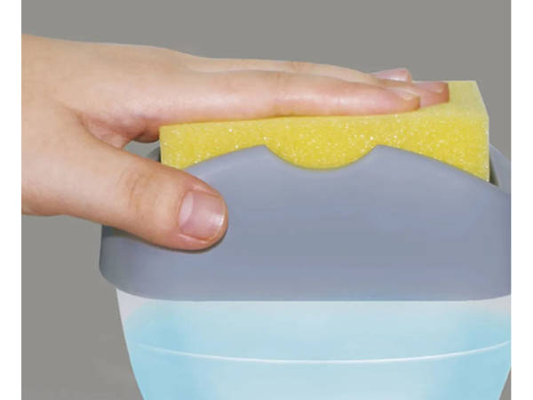 Dozownik na płyn do mycia naczyń pojemnik gąbka
