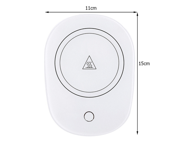 Elektryczny podgrzewacz pod kubek do kawy herbaty 16w led wodoodporny panel