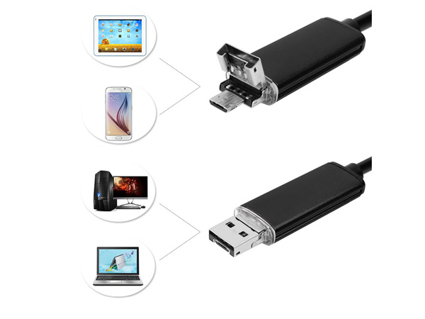 Endoskop kamera inspekcyjna android pc usb 10m led