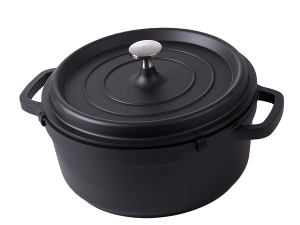 Garnek brytfanna do gotowania pieczenia non stick indukcja gaz pokrywa 4l