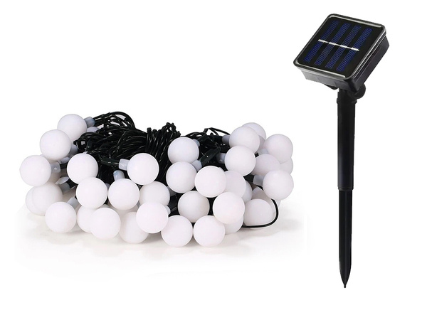 Girlanda ogrodowa solarna lampki 40 led multikolor