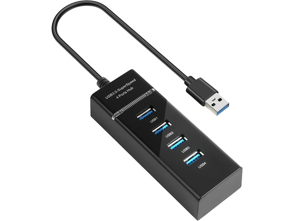 Hub usb 3.0 rozgałęźnik portów 4 porty rozdzielacz przejściówka adapter