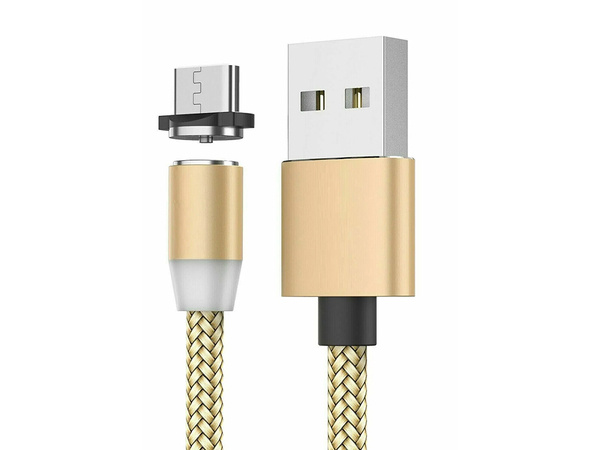 Kabel magnetyczny przwód do ładowania 3w1 micro typ-c usb lightning 1m