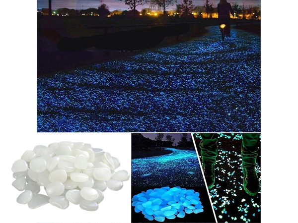 Kamyki kamienie świecące fluorescencyjne 100 Szt