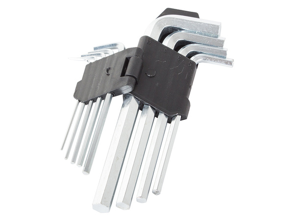 Klucze imbusowe imbusy 1,5-10 9 el zestaw kluczy
