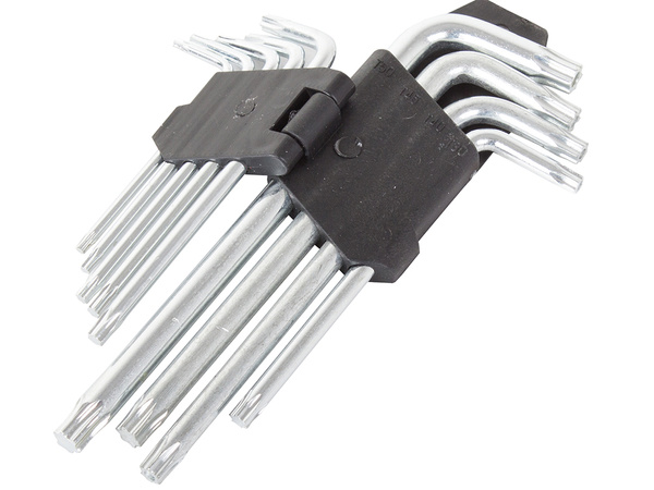 Klucze imbusowe imbusy 1,5-10 9 el zestaw torx