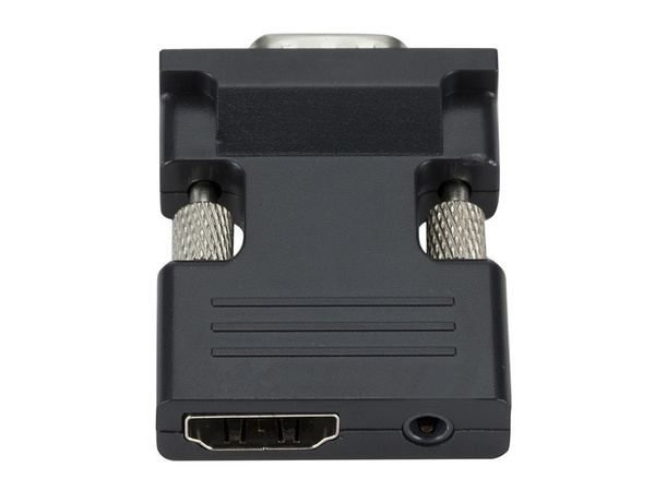 Konwerter adapter z hdmi na vga d-sub audio dźwięk