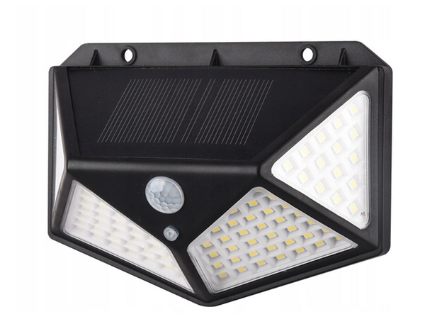 Lampa solarna 100 led z czujnikiem zmierzchu ruchu