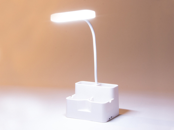 Lampka biurkowa 24 led szkolna na biurko organizer