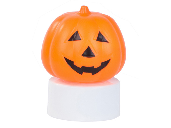 Lampka dynia led świecąca figurka ozdoba dekoracja halloween na baterie