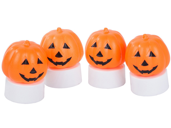 Lampka dynia led świecąca figurka ozdoba dekoracja halloween na baterie