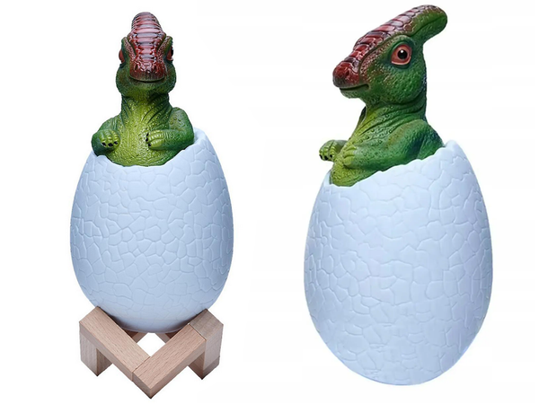 Lampka nocna dinozaur dino jajko rgb led jajo świecące dla dzieci