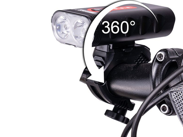 Lampka rowerowa przednia latarka led oświetlenie przód na rower usb
