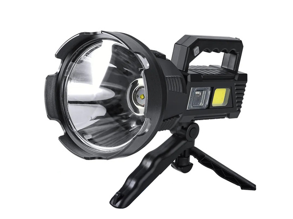 Latarka szperacz statyw dioda cree led xhp50 cob