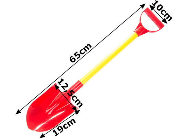 Łopatka do piasku piaskownicy śniegu śniegowa łopata plastikowa 65cm