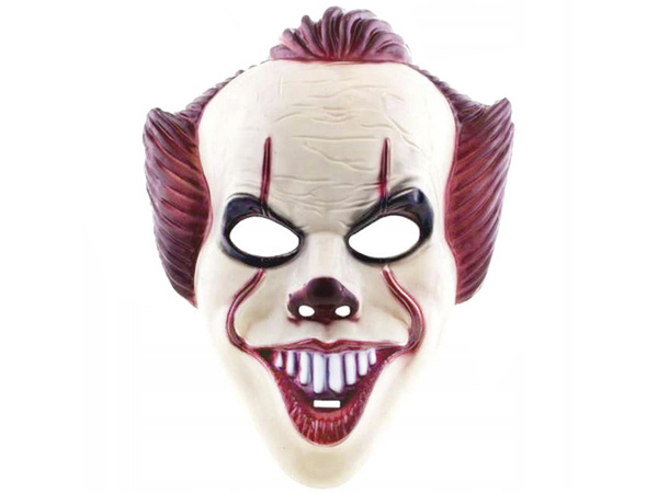 Maska klaun na halloween pennywise clown it to