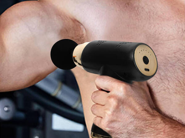 Mini pistolet do masażu ciała mięśni mocny masażer massage gun przenośny