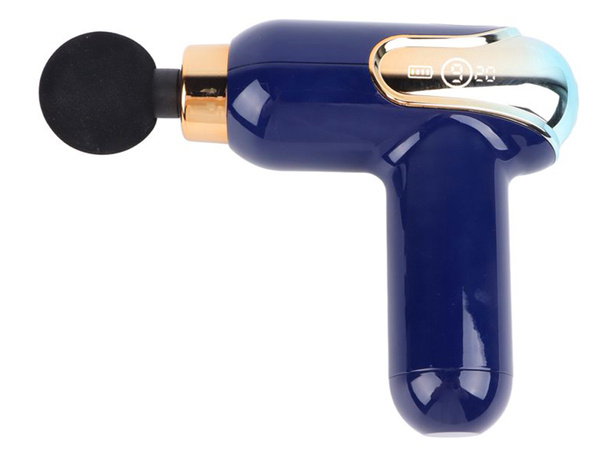 Mini pistolet do masażu mocny masażer massage gun przenośny + 4 końcówki