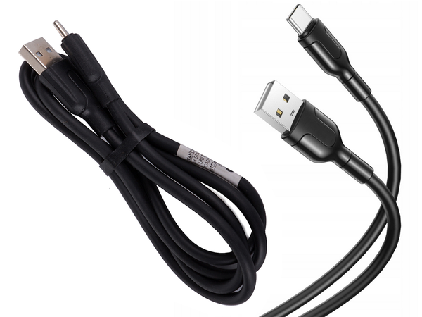 Mocny długi kabel przewód typ usb-c do ładowania telefonu