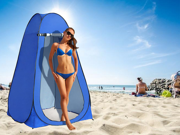 Namiot plażowy przebieralnia prysznic toaleta wc