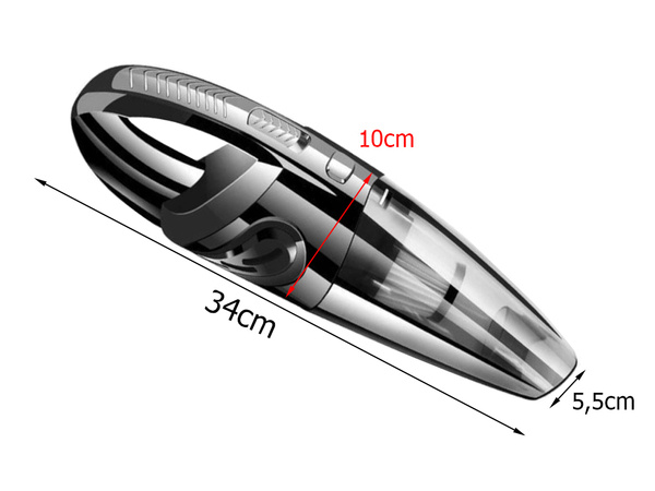 Odkurzacz samochodowy bezprzewodowy ręczny 120w