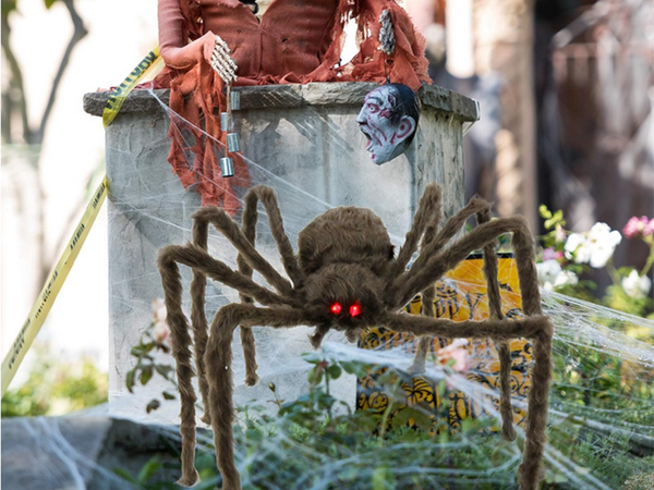 Pająk halloween gigant olbrzym tarantula dekoracja