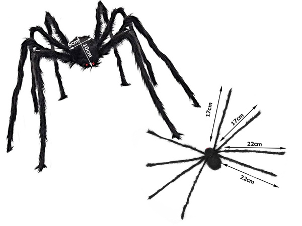 Pająk halloween olbrzym gigant tarantula dekoracja