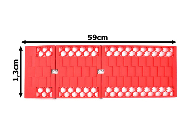 Podkłady antypoślizgowe trapy składane kamper 2 szt off road śnieżne błotne