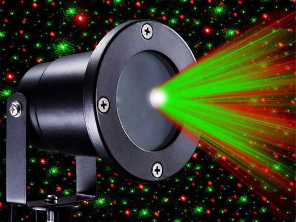 Projektor laserowy reflektor świąteczny pilot