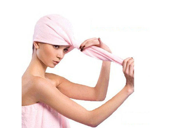 Ręcznik na głowę turban z mikrofibry do włosów tv