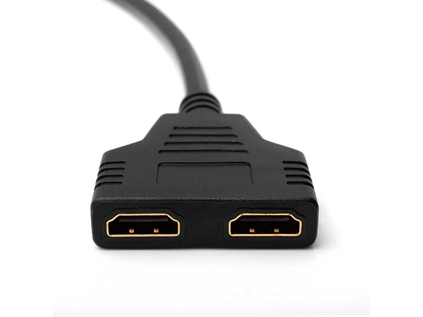 Rozdzielacz hdmi splitter rozgałęźnik 2 porty fhd