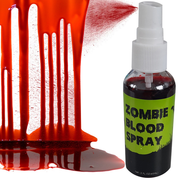 Sztuczna krew spray płyn na halloween zmywalna do makijażu przebranie 60ml