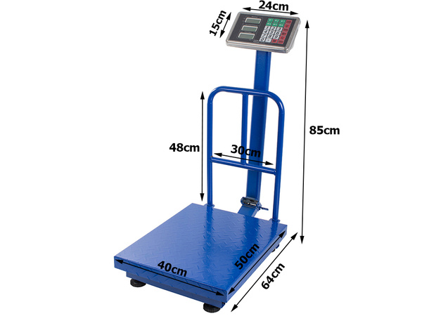 Waga magazynowa elektroniczna oparcie 300kg lcd