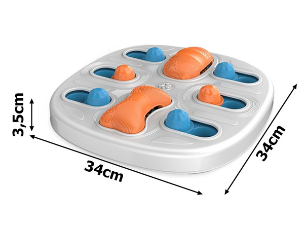 Zabawka dla psa edukacyjna logiczna gra na przysmaki gryzak węchowa