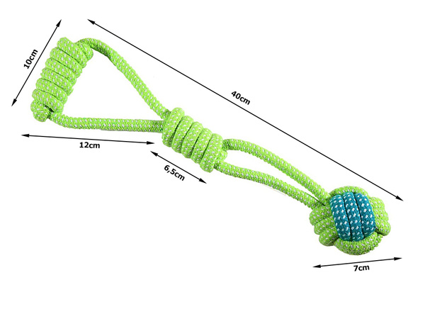 Zabawka dla psa gryzak szarpak sznur mocny długi