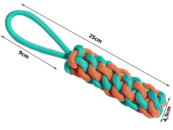 Zabawka dla psa gryzak szarpak sznur pleciony