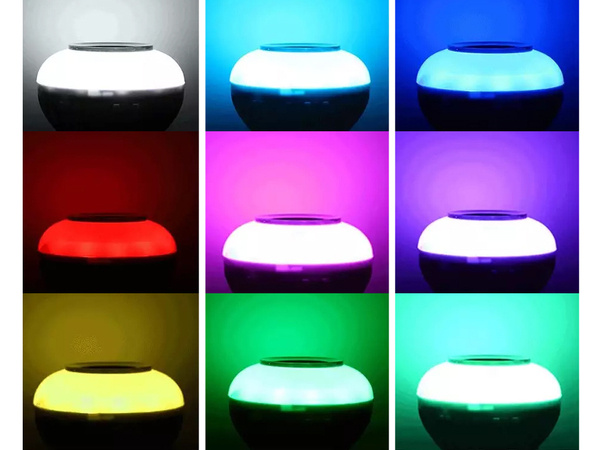 Żarówka kolorowa led rgb głośnik bluetooth pilot