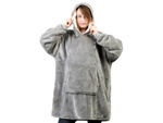 Ciepła bluza koc oversize xxl 2w1 gruba futrzak