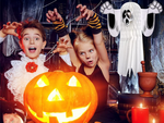 Duch zawieszka papierowa halloween duszek 3d składany z papieru dekoracja